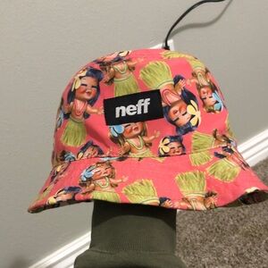 Neff Coral Hula Girl Bucket Hat